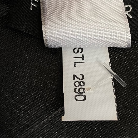 Frascara Sequin One Shoulder Ruffle Detail Gown Womens Size 6 Black Silver - Picture 15 of 15